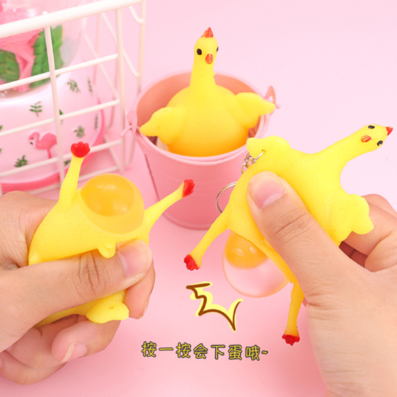 Under the layer chicken squeeze layer chicken pinch music vent ball single chicken toy pinch call small toy children decompression artifact