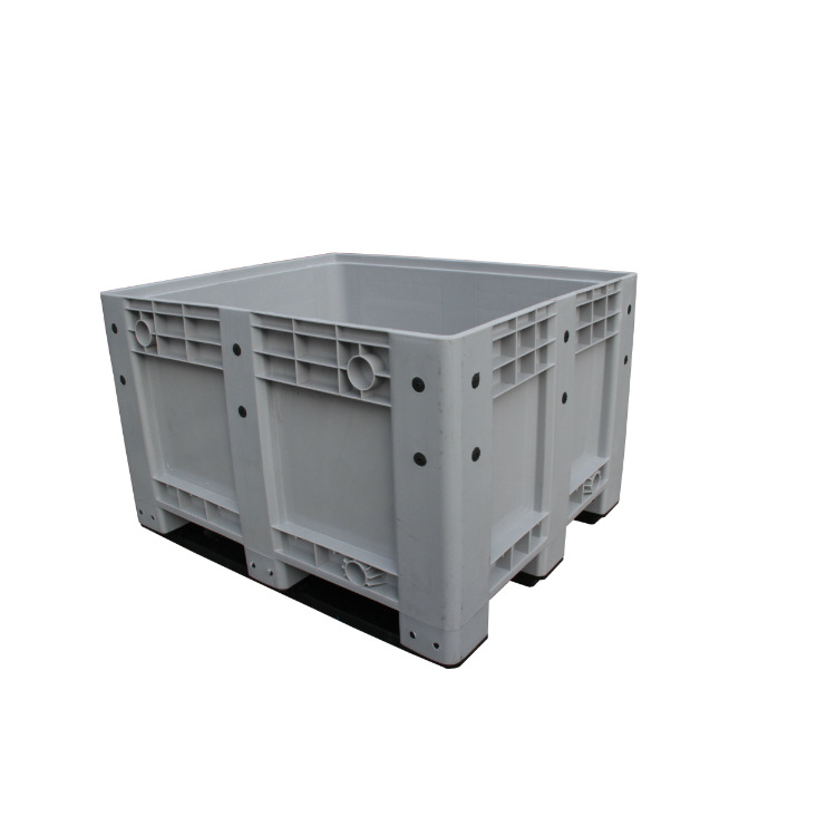 供应福建塑料卡板箱(箱式托盘) 1200*1000*760