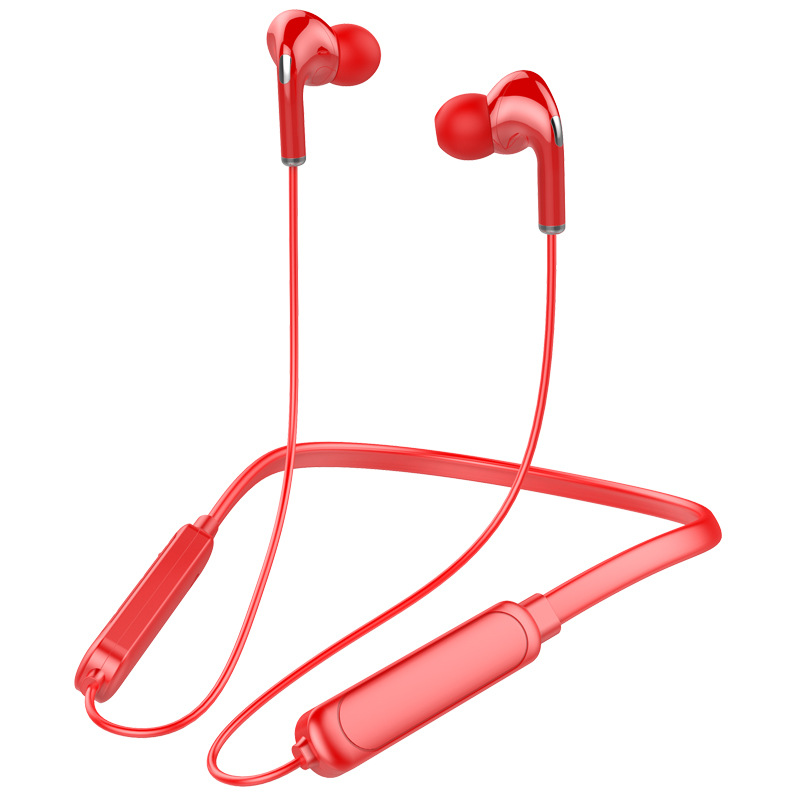 Nuevo auricular Bluetooth de tres generaciones montado en el cuello 5,0 auricular inalámbrico montado en el cuello Deportes corriendo ESTÉREO