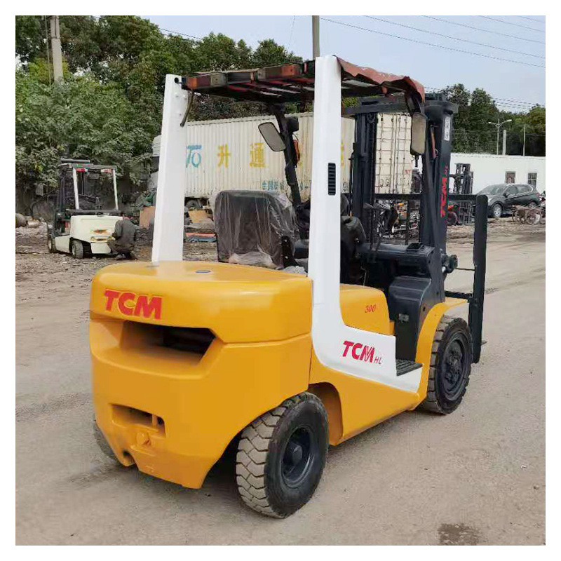 厂家出售TCM二手叉车 3吨5吨进箱叉车 中缸五十铃发动机四轮叉车