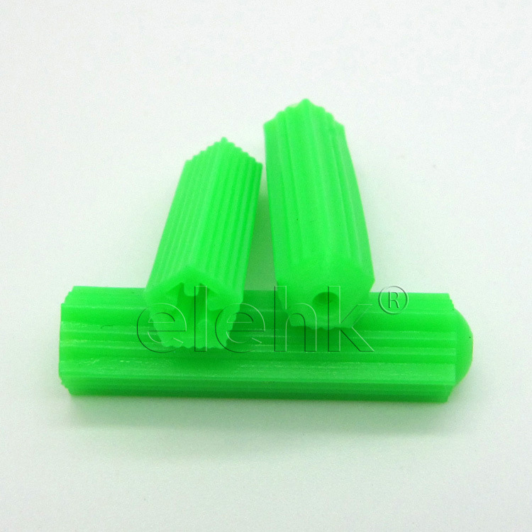 传承标准件厂直销膨胀管绿色膨胀胶塞6mm国标多样规格塑料膨胀管