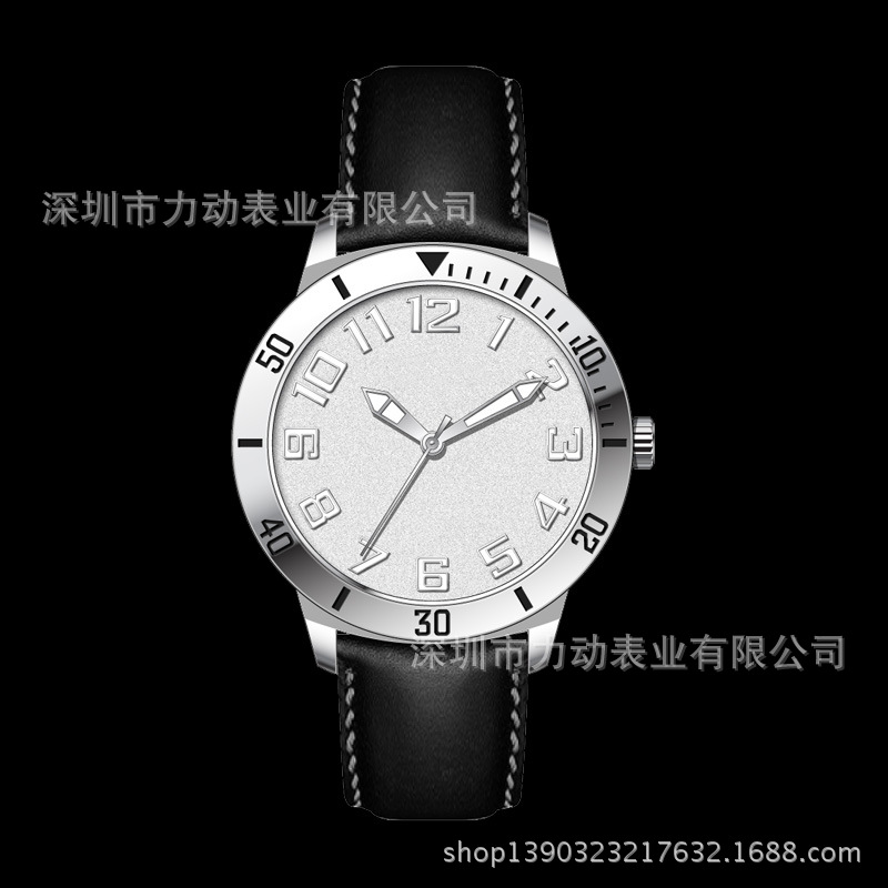 waterproof high-end quartz watch for leisure stainless steel for men…