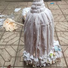 供应老式墩布棉线水拖木杆白色毛巾条墩布蜡拖