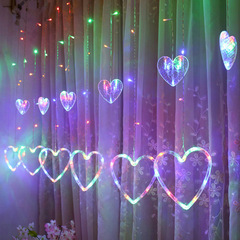 520 Valentine's Day Confession Atmosphere LED Light String Room Curtain Decoration Size Love Ice Strip Flashing Ins Light String