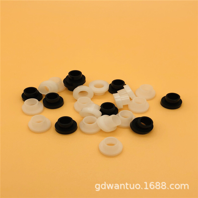 黑色尼龙华司 电晶体尼龙垫片 PA6垫圈 汽车塑料配件PA PA6轴承座