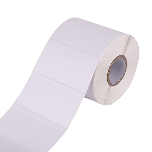 Copperplate paper self-adhesive label paper 8060 round label sticker, small batch takeout seal sticker printing logo