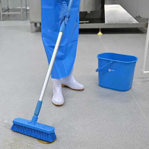 Wholesale Food Safety Warehouse Broom Aluminum Rod Food Grade Cleaning Supplies Rod