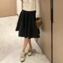 质感高腰秋冬丝滑半身裙