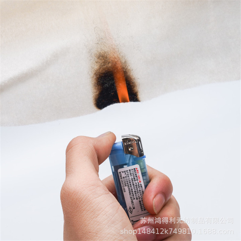 【阻燃黏胶无纺布】白色沙发床垫复合用针刺阻燃粘胶无纺布