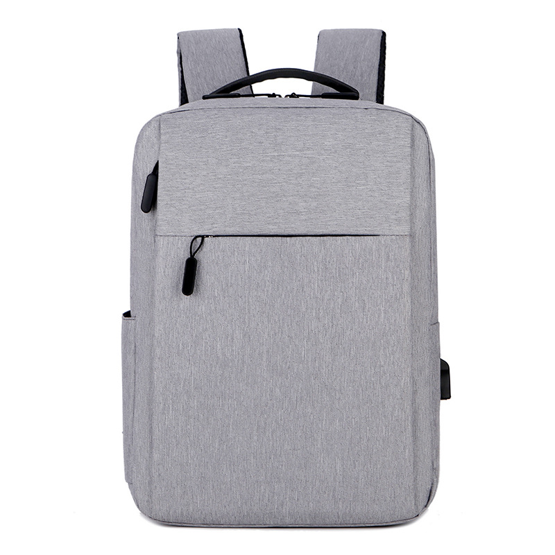 Mochila de negocios estilo coreano de moda casual mujer estudiante mochila moda computadora mochila USB interfaz hombres mochila