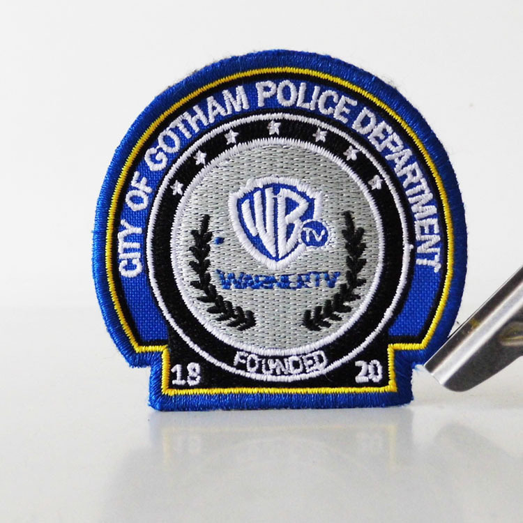 布贴电脑绣花校园风补丁贴标 盾形章胸贴徽章盾牌校服刺绣定做