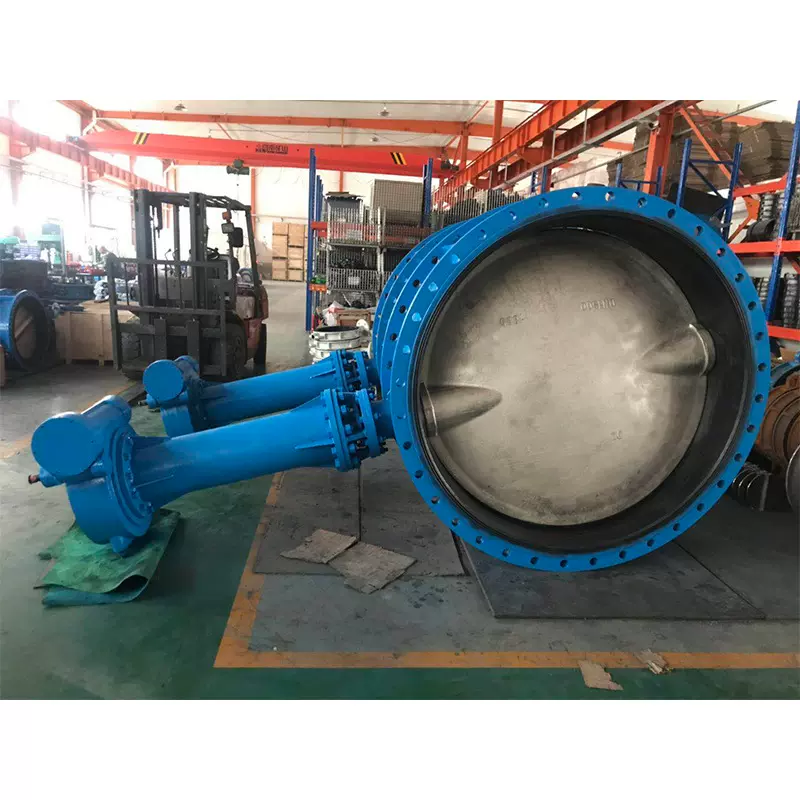 加长杆法兰蝶阀 软密封涡轮球墨铸铁蝶阀 厂家供应天津JD341X-10Q