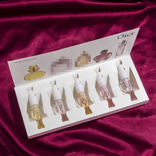Xiaocheng Yixiang cross-border small Q version perfume sample 5-piece gift box set of women's perfume 3ml trial package manufacturer wholesale