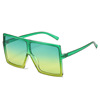 Trend glasses, fashionable multicoloured sunglasses, European style, plus size