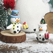 厂家纯手工日式工艺品迷你精致玻璃可爱圣诞饰品办公室桌面摆件