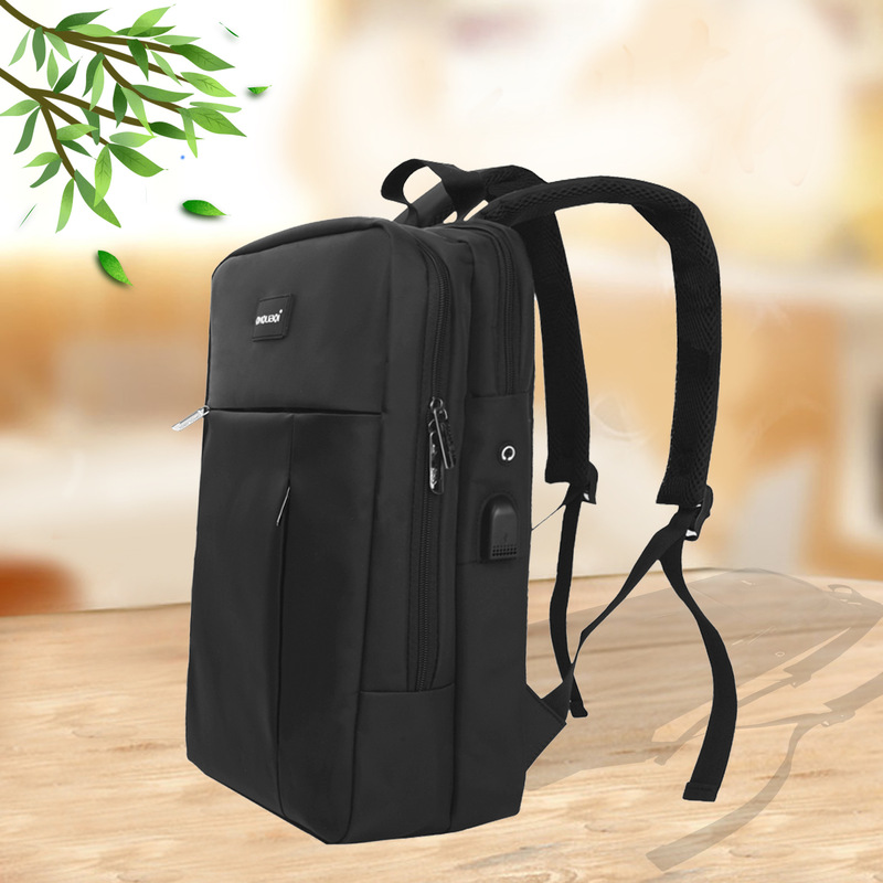 Bags Business Backpack Men's Commuter Backpack Middle School Student Schoolbag Simple Fashion Trendy Travel Notebook Bag Women