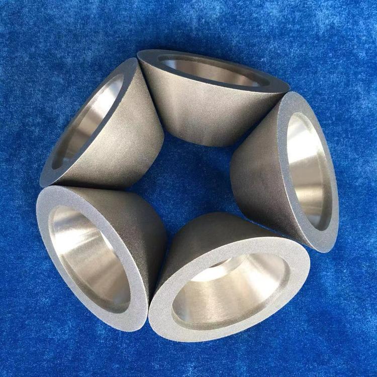 金刚石电镀碗型砂轮 细粒度电镀砂轮 磨刀机专  100直径电砂轮