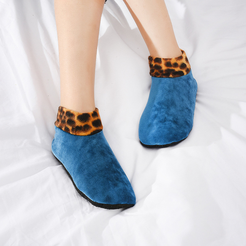 Calcetines de piso para adultos para hombres y mujeres calcetines gruesos forrados con forro polar cálido para hombres Otoño e Invierno vellón de coral educación temprana cubierta de pie antideslizante al por mayor