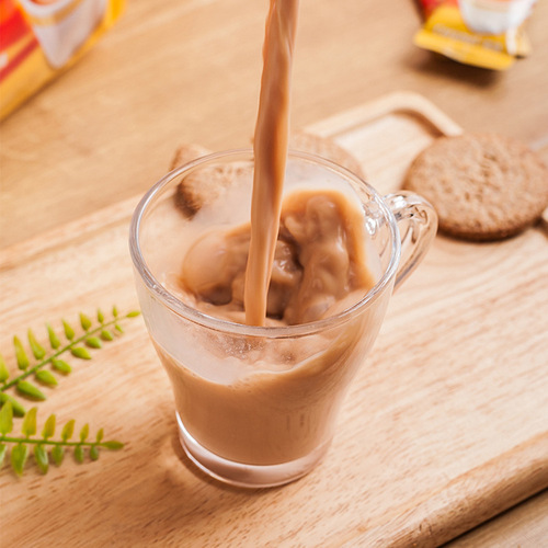 Dunhuang three-in-one Assam milk tea bagged instant milk tea powder 1kg raw materials multi-flavor brewed drinks without cooking