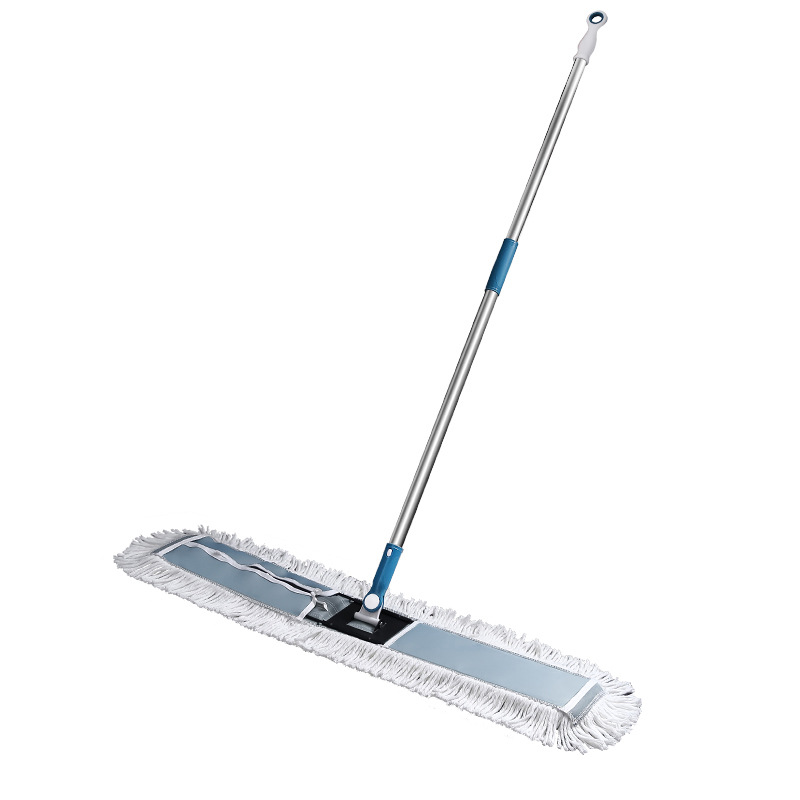 Fregona plana fregona de polvo fila fregona comercial mango grande ensanchado espesado largo industrial 60 piso fregona 90 110cm