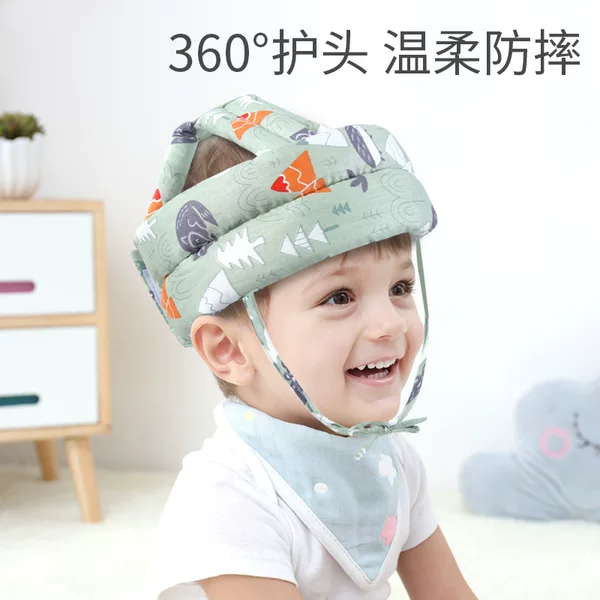 Baby Head Protection Pillow, Anti-Fall Artifact, Head Protection Pad, Summer Anti-Collision Head Learning to Walk, Baby Four-Season Toddler Hat