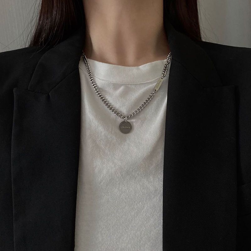 Vintage Necklace For Men Titanium Steel Snake Bone Chain Style_voghion.com