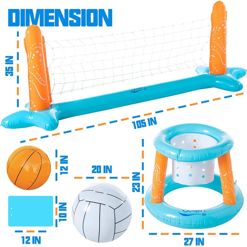 Factory PVC water basketball stand inflatable throwing ball stand outdoor competitive toy children's game combination