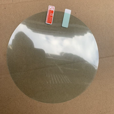 HD Mirror Anti-fog Film Bathroom Car Glass Anti-fog Film Freezer Refrigerator Waterproof Defogging Film (Motorcycle helmet anti-fog film) - round-1515cm-1