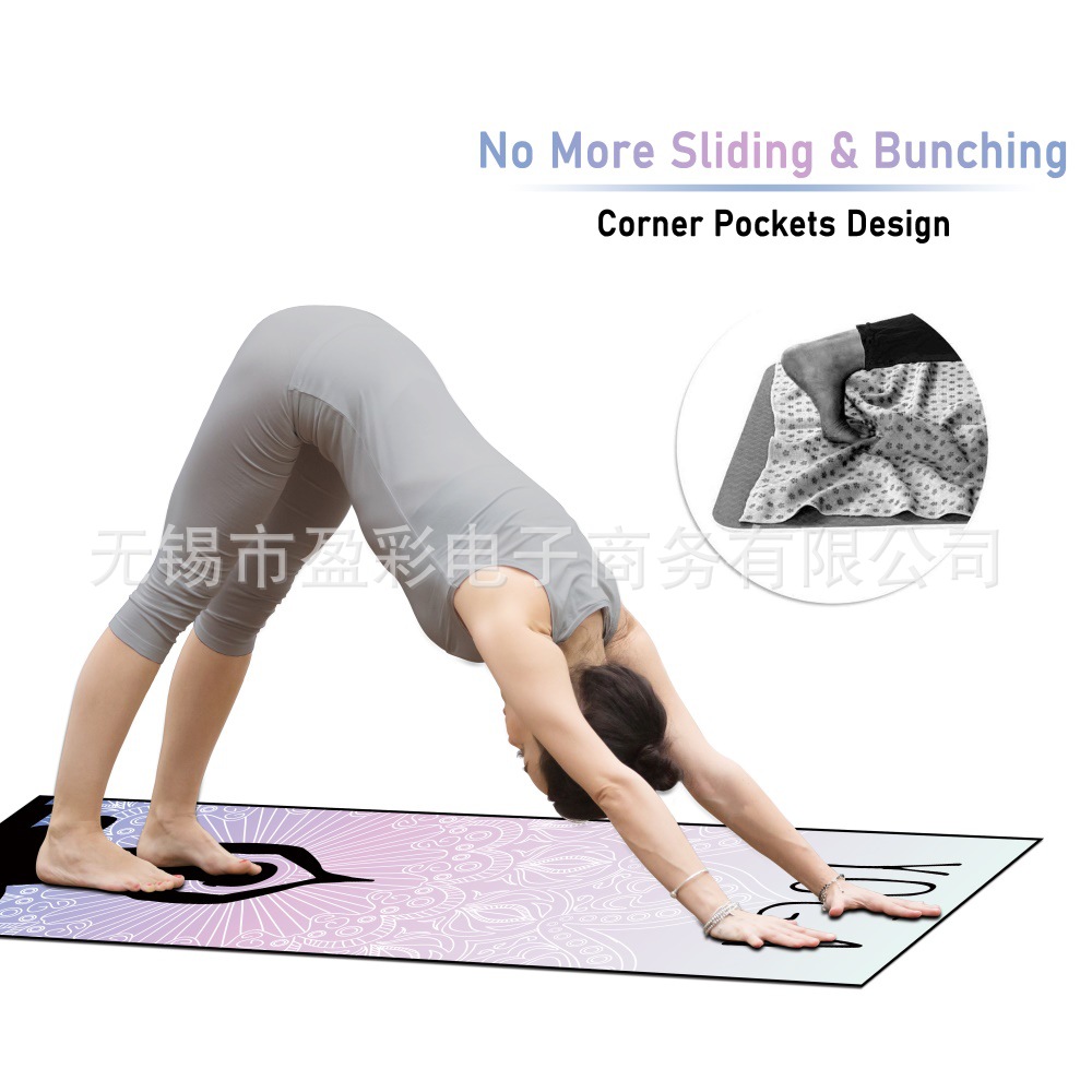 Meditation Mandala Yoga Printing Non-slip Yoga Pavement Towel Yoga Blanket Yoga Towel Dance Fitness Mat Wholesale