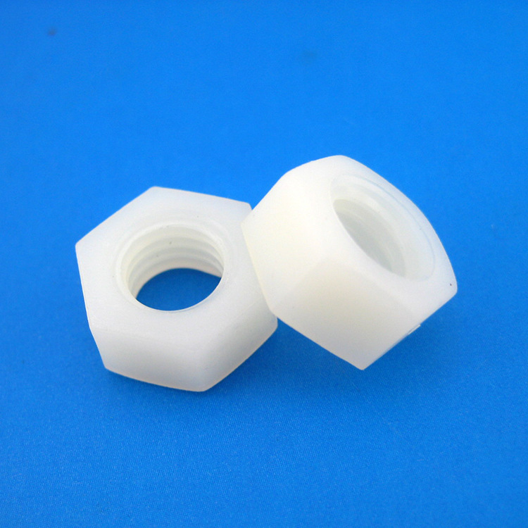 厂家直销  尼龙螺母 塑料螺母 尼龙六角螺母M4 H6.5*3