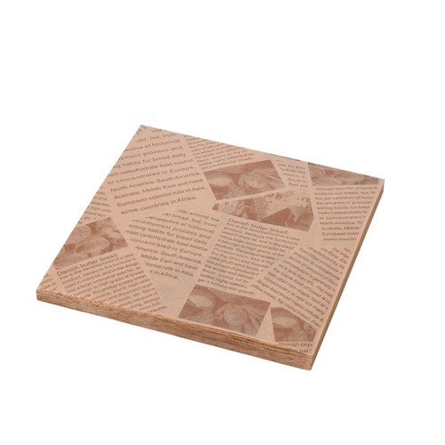 Baking tray thickened grease-proof paper frying paper American English newspaper oil-absorbing paper French fries hamburger bread paper