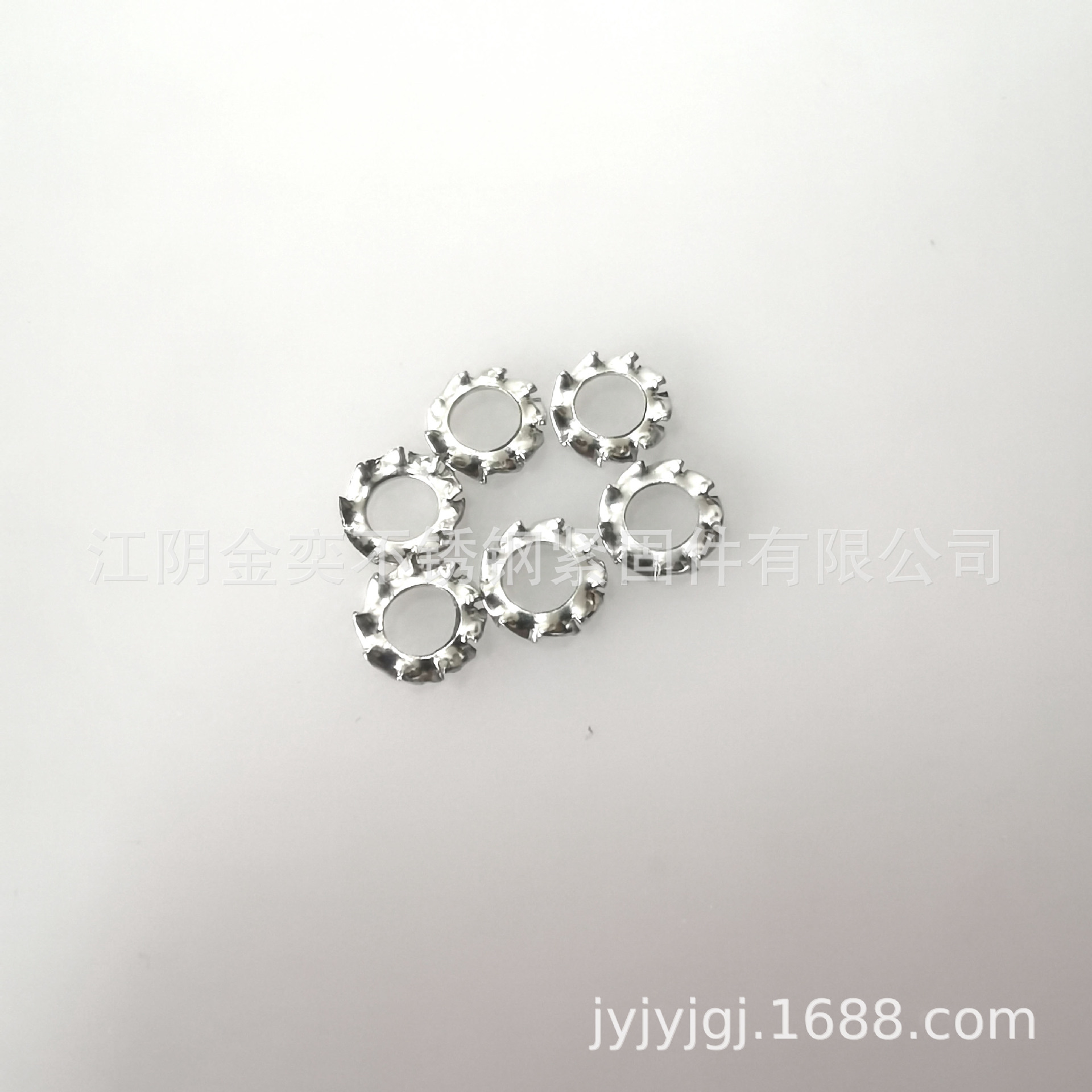 厂家直销904L不锈钢锁紧垫圈/外内锯齿垫多齿防滑止动防松垫片