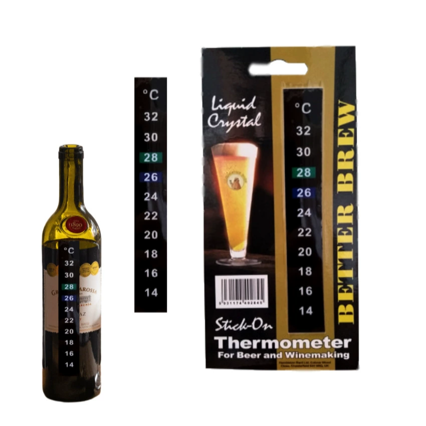 Термометр для красного вина Стикер температуры красного вина Тип термометра полосы костюм Стикер термометра Красного вина