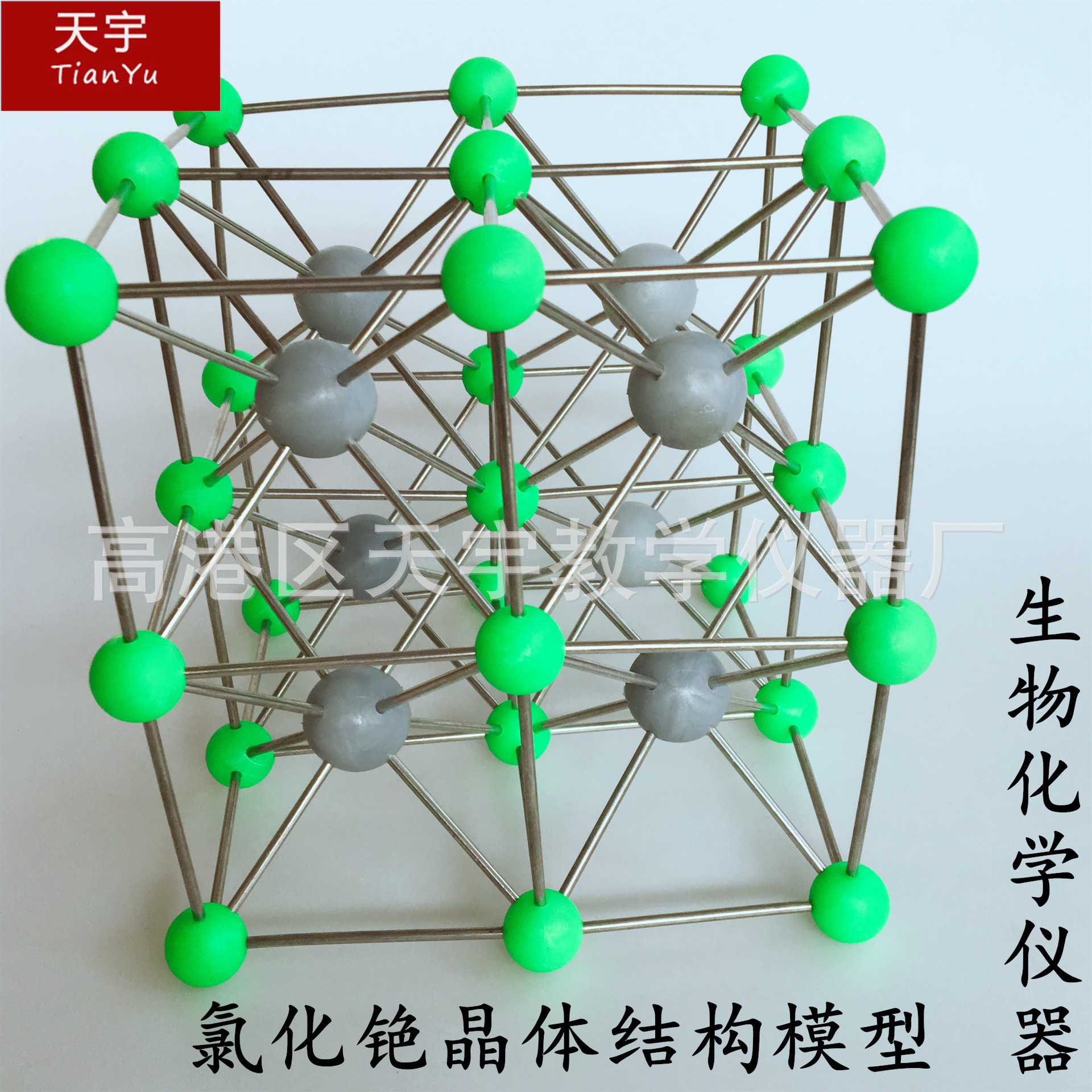 32010氯化铯晶体结构模型  化学生物仪器初中 高中仪器 晶体模型