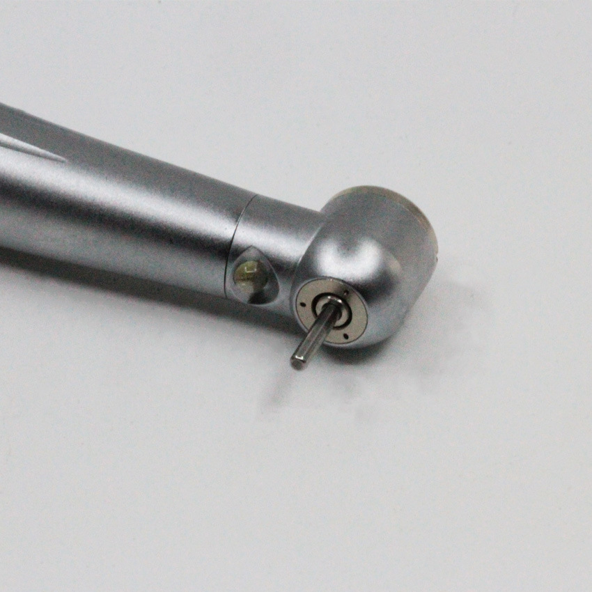 Turbina dental de alta velocidad con luz, extractor de agujas, tipo pulsador, pulverización de tres puntos de 4 orificios, protección de encías, antibacteriana