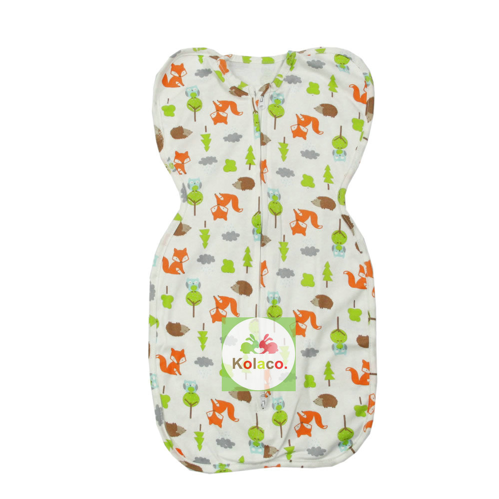 Recién nacido de la mariposa swaddling algodón swaddling saco de dormir swaddle manta anti-kick bolsa anti-shock toalla bolsa