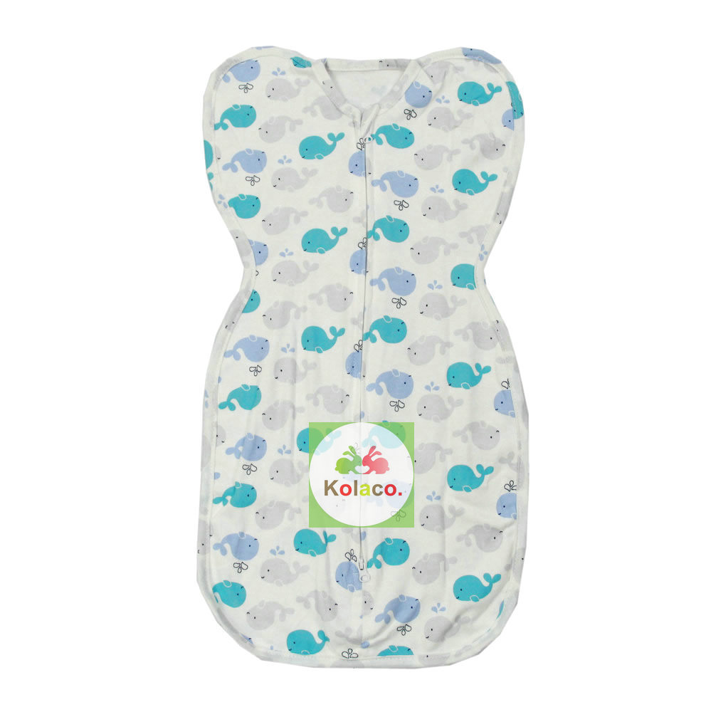 Recién nacido de la mariposa swaddling algodón swaddling saco de dormir swaddle manta anti-kick bolsa anti-shock toalla bolsa