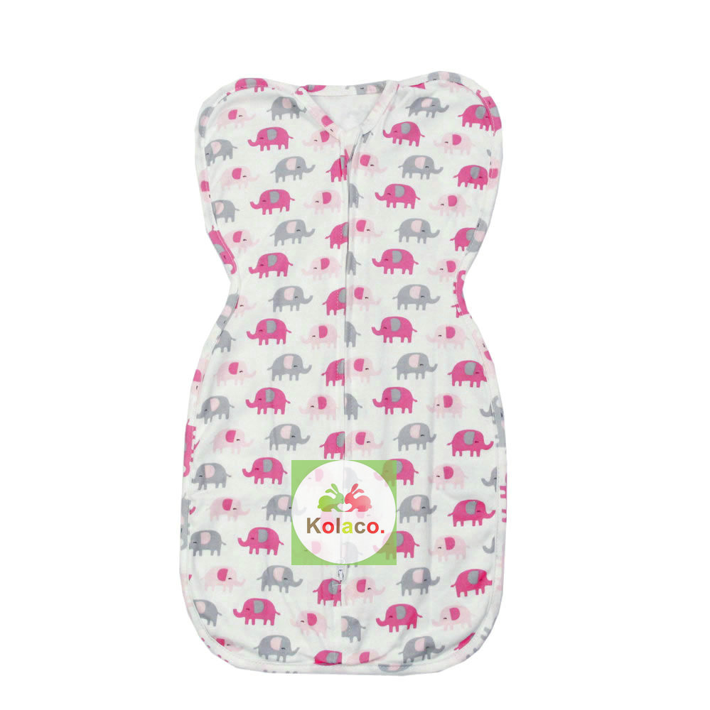 Recién nacido de la mariposa swaddling algodón swaddling saco de dormir swaddle manta anti-kick bolsa anti-shock toalla bolsa