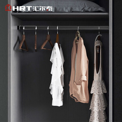 Modern simple silent anti-slip wardrobe clothes hanging rod thickened aluminum alloy hardware square clothes pipe furniture clothes hanging rod