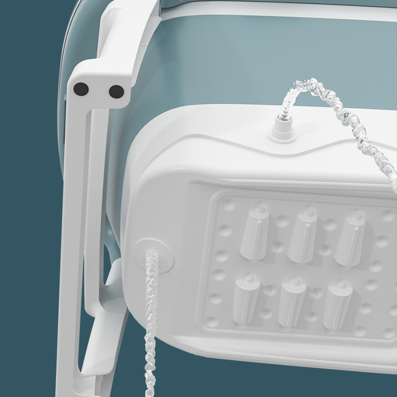 FUENTE fabricante sensible a la temperatura Cubo de baño para adultos Cubo de baño plegable hogar grande Cubo de baño engrosado bañera