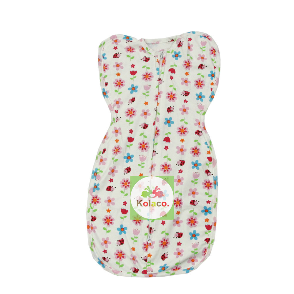 Recién nacido de la mariposa swaddling algodón swaddling saco de dormir swaddle manta anti-kick bolsa anti-shock toalla bolsa