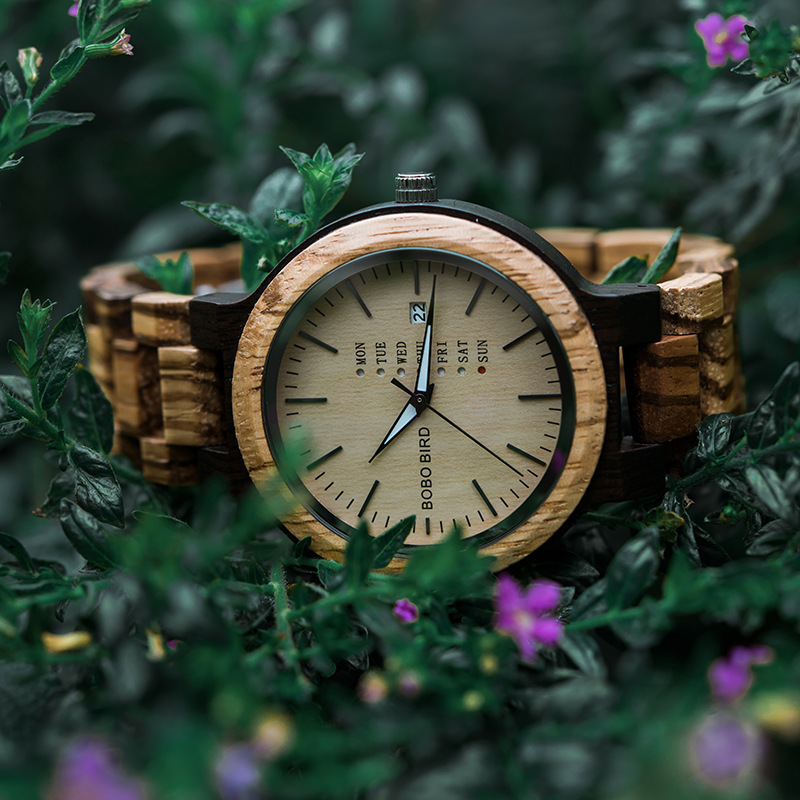 BOBO BIRD wooden watch GO020/22/25/26 multifunctional sports art Wooden Watch cross-border wholesale