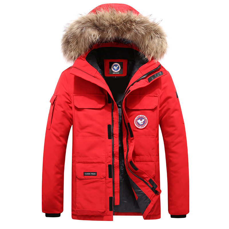 2022 Cross-Border Parka Autumn and Winter Men's Hooded Thickeneded Large Fur Collar Cotton Outwear Large Size Casual Cotton Outwear for Men 2022 Cross-Border Parka Autumn and Winter Men's Hooded Thickeneded Large Fur Collar Cotton Outwear Large Size Casual Cotton Outwear for Men