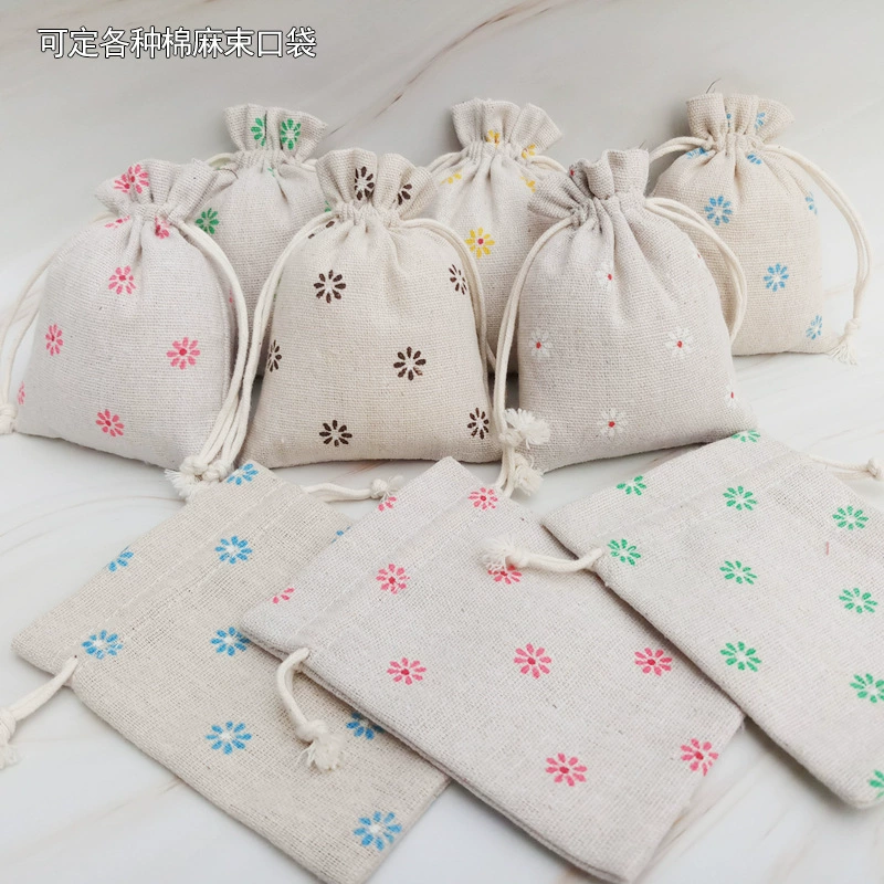 Huidi Meng производители оптом Изысканная хлопковая и Льняная сумка на шнурке Подарочная Хлопковая Сумка мешок Фестиваль лодок-драконов пустая сумка-саше