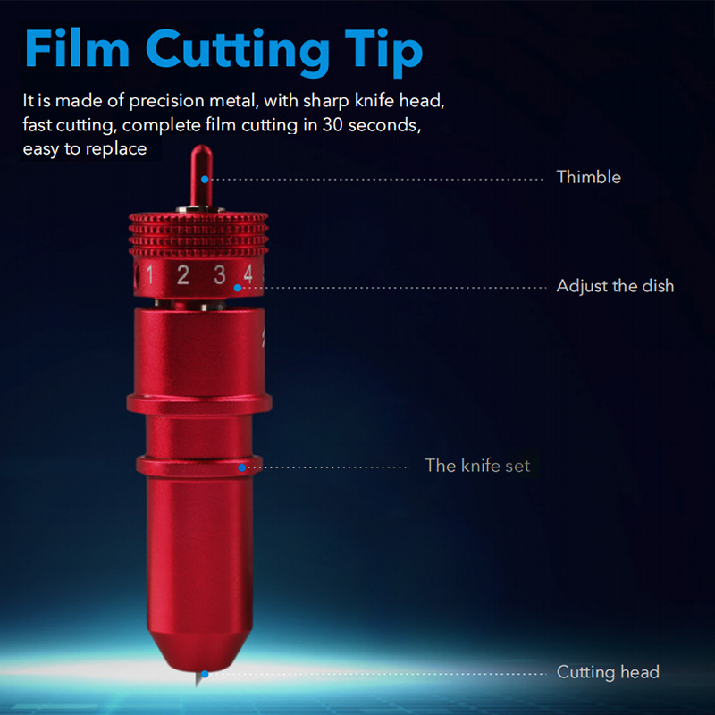 Edge Patrol and Carving Machine Knife Needle Consumables Intelligent Film Cutting Machine Boxed Cutter Head Accessories Cutting Machine Replaceable Tool Holder