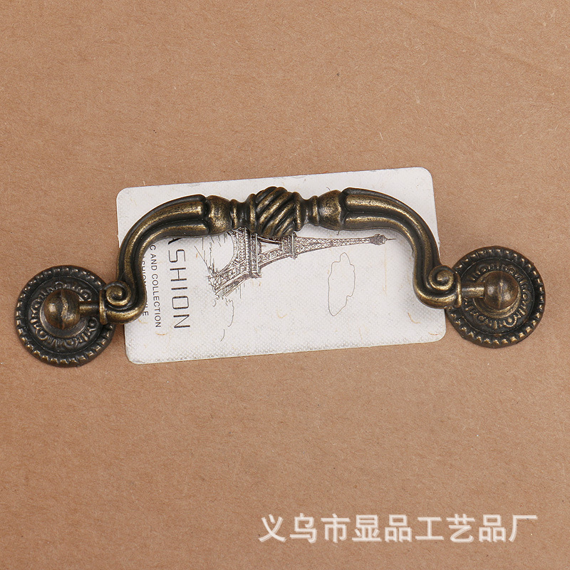复古拉手木盒酒盒提手抽屉拉手家装橱柜拉手