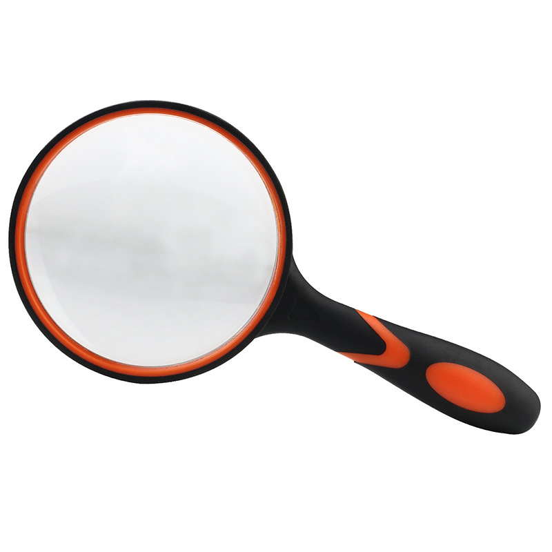 rubber two-color magnifying glass for elderly