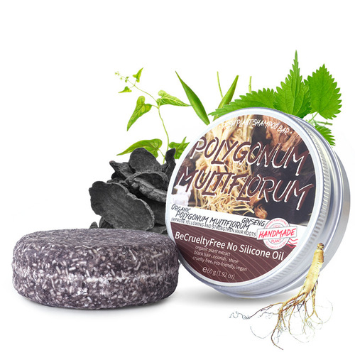 Foreign Trade English Packaging Shampoo Soap Handmade Soap Polygonum multiflorum Ginseng Soap Nourishing Fragrant Soap Shampoo Soap Wholesale