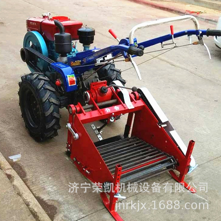 河南拖拉机红薯收获机 12马力手扶红薯土豆收获机 大棚土豆收获机