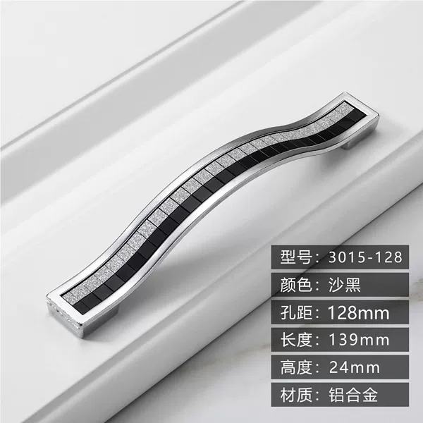 3015-128 Silver Black